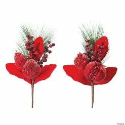 Best Pirce 🥰 Melrose International Pomegranate and Pear Pick (Set of 8) 😀