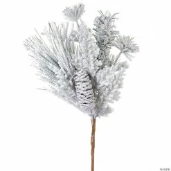 Best deal 🤩 Melrose International Snowy Mixed Pine Pick (Set of 12) 🌟