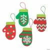 Best Pirce 🛒 Mitten 🔔 Christmas Ornament Craft Kit - Makes 12 😉