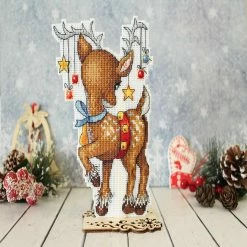 New 😀 MP Studia - 🔔 Christmas Helper SR-452 Plastic Canvas Counted Cross Stitch Kit 🔥 -Cheap Christmas Crafts Store mp studia christmas helper sr 452 plastic canvas counted cross stitch kit14191107 a03NOWA
