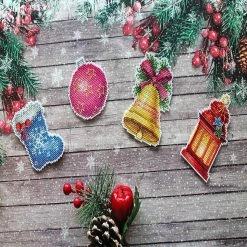 Wholesale 🧨 MP Studia - 🎄 Christmas Magnets Plastic Canvas Counted Cross Stitch Kit P-461 / SR-461 😍 -Cheap Christmas Crafts Store mp studia christmas magnets plastic canvas counted cross stitch kit p 461 sr 46114190371 a03NOWA