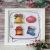 Wholesale 🧨 MP Studia - 🎄 Christmas Magnets Plastic Canvas Counted Cross Stitch Kit P-461 / SR-461 😍