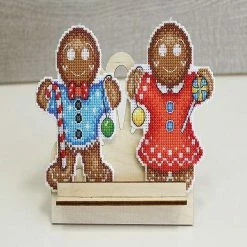 Flash Sale 🔥 MP Studia - Gingerbread Man SR-582 Plastic Canvas Counted Cross Stitch Kit ⌛ -Cheap Christmas Crafts Store mp studia gingerbread man sr 582 plastic canvas counted cross stitch kit14191369 a02NOWA