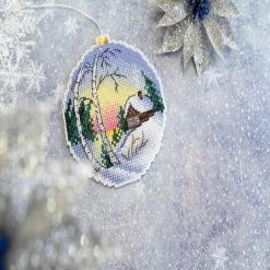 Promo 🌟 MP Studia - Winter Landscape P-331 / SR-331 Plastic Canvas Counted Cross Stitch Kit 🔔 -Cheap Christmas Crafts Store mp studia winter landscape p 331 sr 331 plastic canvas counted cross stitch kit14191253 a02NOWA