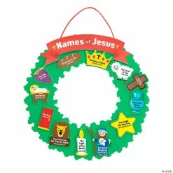 New π₯° βNames of Jesusβ Wreath Craft Kit- Makes 12 π