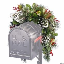 Best deal 🔔 National Tree Company 36 in. Wintry Pine Mailbox Swag 🤩