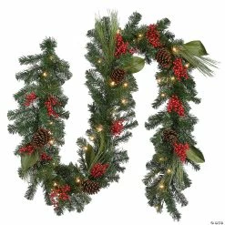 Cheap 💯 National Tree Company 9 ft. Artificial Magnolia Garland with Clear Lights 🛒