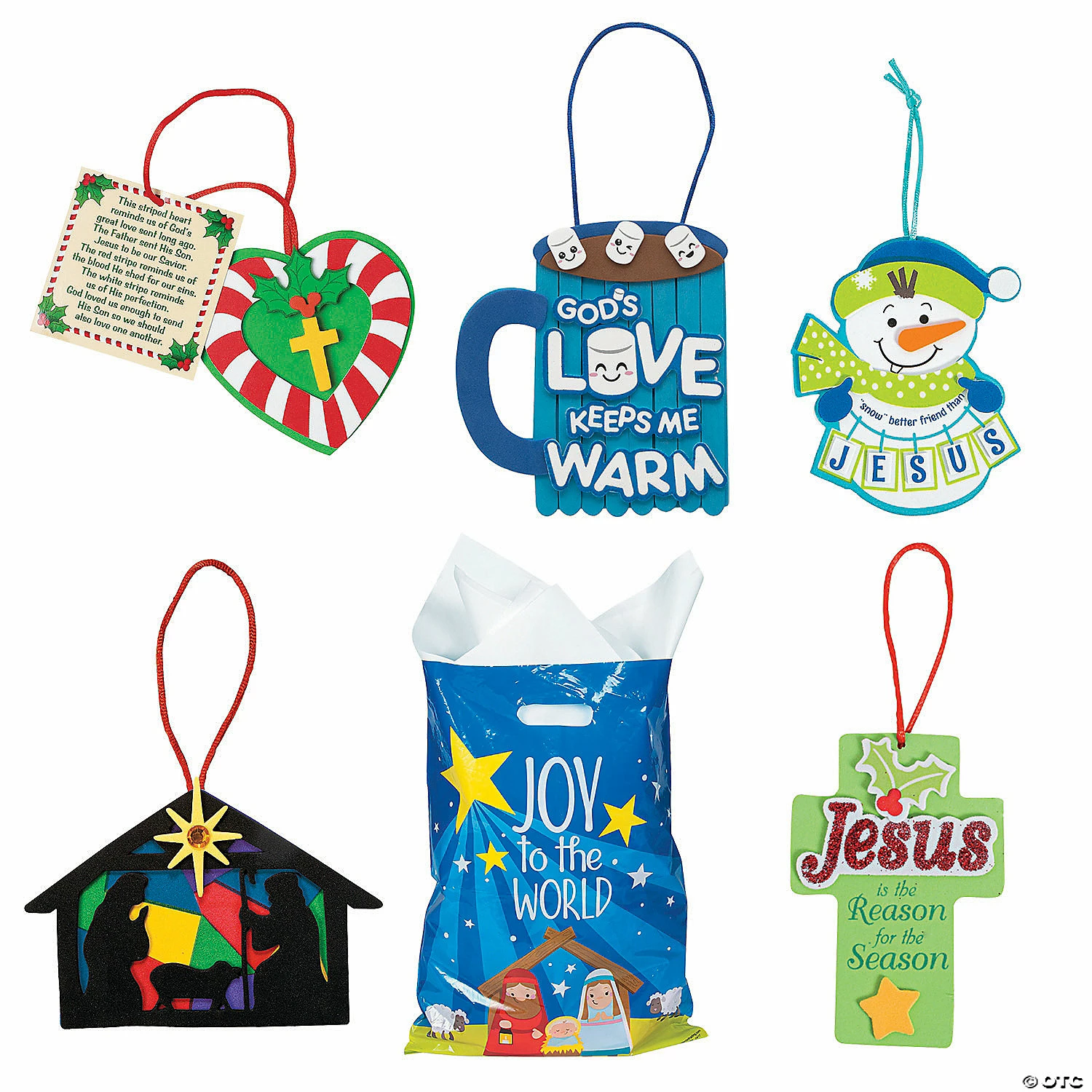 Buy π Nativity β Christmas Ornament Craft Kits with Bags for 48 π 1 Buy π Nativity β Christmas Ornament Craft Kits with Bags for 48 π