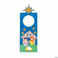 Budget 💯 Nativity Doorknob Hanger Craft Kit - Makes 12 ✨