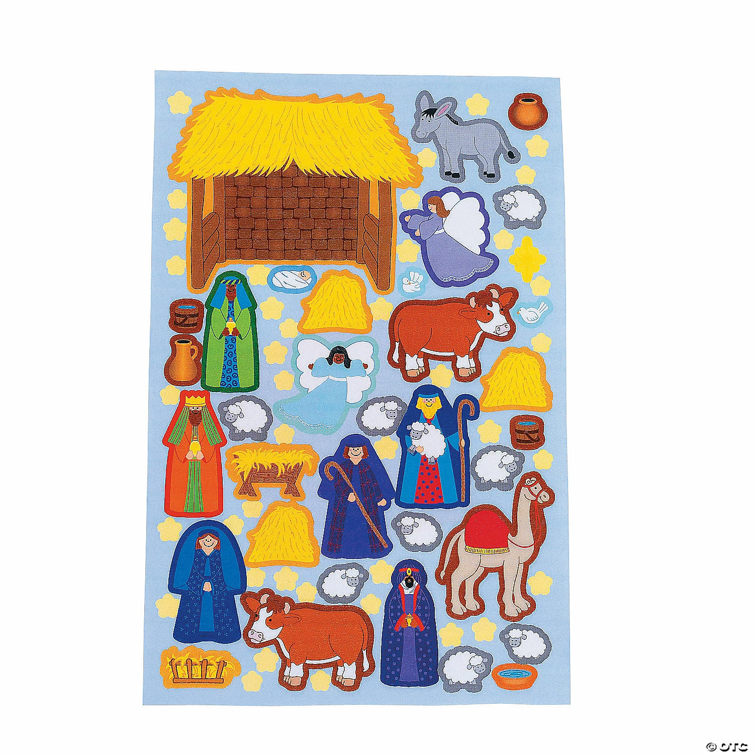 Promo ๐ Nativity Doorknob Hanger Sticker Scenes - 12 Pc. โจ 3 Promo ๐ Nativity Doorknob Hanger Sticker Scenes - 12 Pc. โจ - Image 3