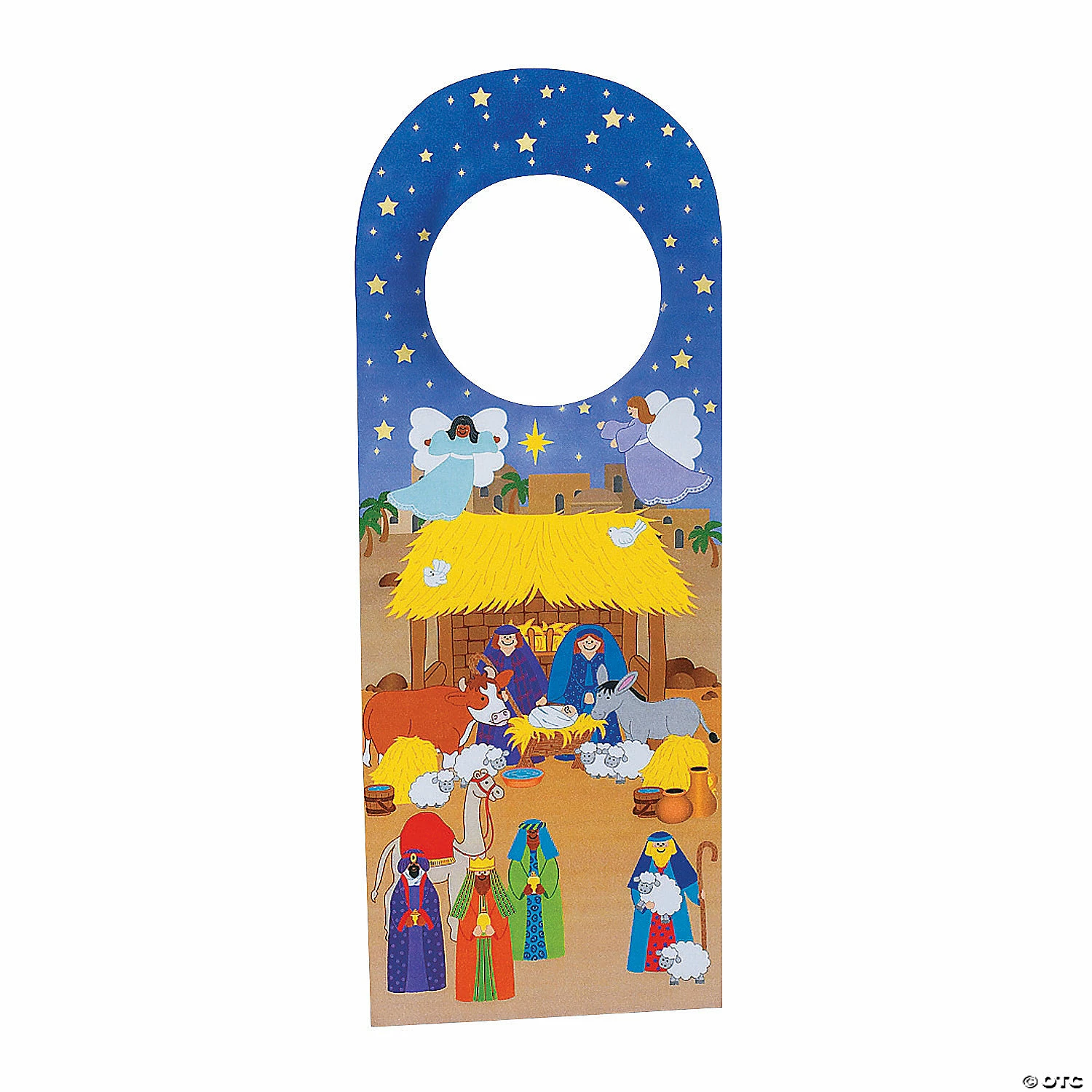 Promo ๐ Nativity Doorknob Hanger Sticker Scenes - 12 Pc. โจ 1 Promo ๐ Nativity Doorknob Hanger Sticker Scenes - 12 Pc. โจ