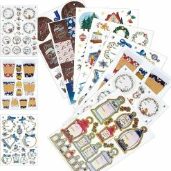 Best reviews of ❤️ Navy Peony 🎄 Christmas and Gift Tags Stickers 💯