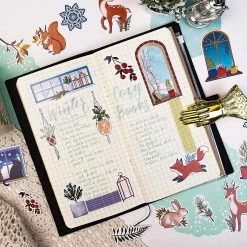 Budget 👍 Navy Peony Winter Woodland and Plants Stickers 👏 -Cheap Christmas Crafts Store navy peony winter woodland and plants stickers14244734 a03NOWA