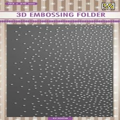 Cheap 💯 Nellie's Choice 3D Embossing Folder Slimline Size Snow 🤩