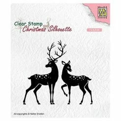 Best reviews of ✔️ Nellie's Choice Clear Stamp 🎄 Christmas Silhouette Deer 💯