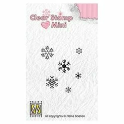 Coupon 😀 Nellie's Choice Clear Stamp Minis Snowflakes 😍