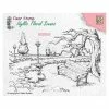 Coupon 🥰 Nellie's Choice Clear Stamp Wintery Park with Bench 😀