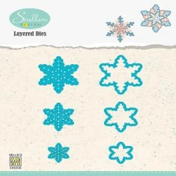 Discount 🌟 Nellie's Choice Layered Combi Dies Snowflakes 01 👍