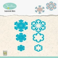 Best Pirce 🎁 Nellie's Choice Layered Combi Dies Snowflakes 03 🌟