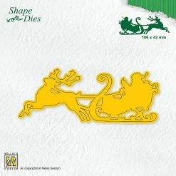 Brand new ✨ Nellie's Choice Shape Die Santa in Sled 😍