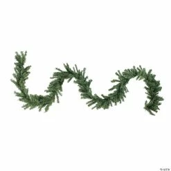 Promo ✔️ Northlight 100' x 10" Green Canadian Pine Artificial 🎁 Christmas Garland - Unlit ⭐