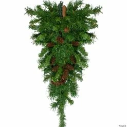 Buy 🔔 Northlight 34" Dakota Red Pine Artificial 🔔 Christmas Swag with Pine Cones - Unlit ❤️