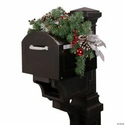 Flash Sale ❤️ Northlight 36" Pre-lit Decorated Artificial Pine ❄ Christmas Mailbox Swag 💯