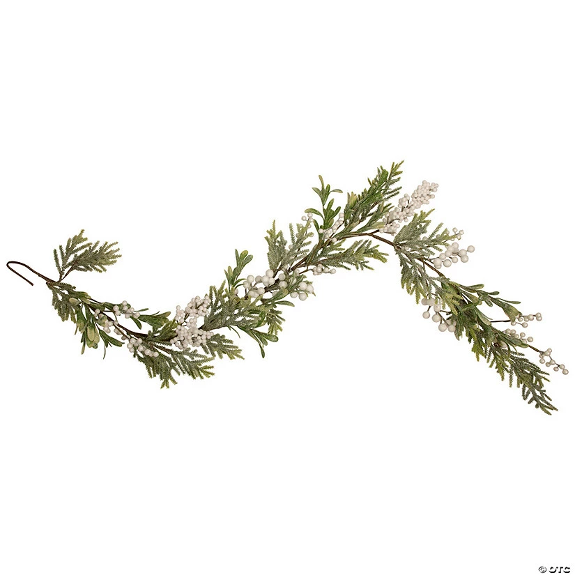 Cheapest ⌛ Northlight 5' x 10" White Berry and Frosted Pine ❄ Christmas Garland Unlit ✔️ 1 Cheapest ⌛ Northlight 5' x 10" White Berry and Frosted Pine ❄ Christmas Garland Unlit ✔️