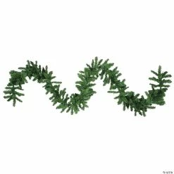 Flash Sale ✔️ Northlight 50' x 14" Balsam Pine Artificial 🔔 Christmas Garland Unlit 🧨