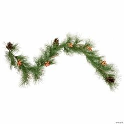 Cheapest 🔔 Northlight 6' x 10" Long Needle Pine and Pinecone Artificial 🎄 Christmas Garland Unlit ⌛