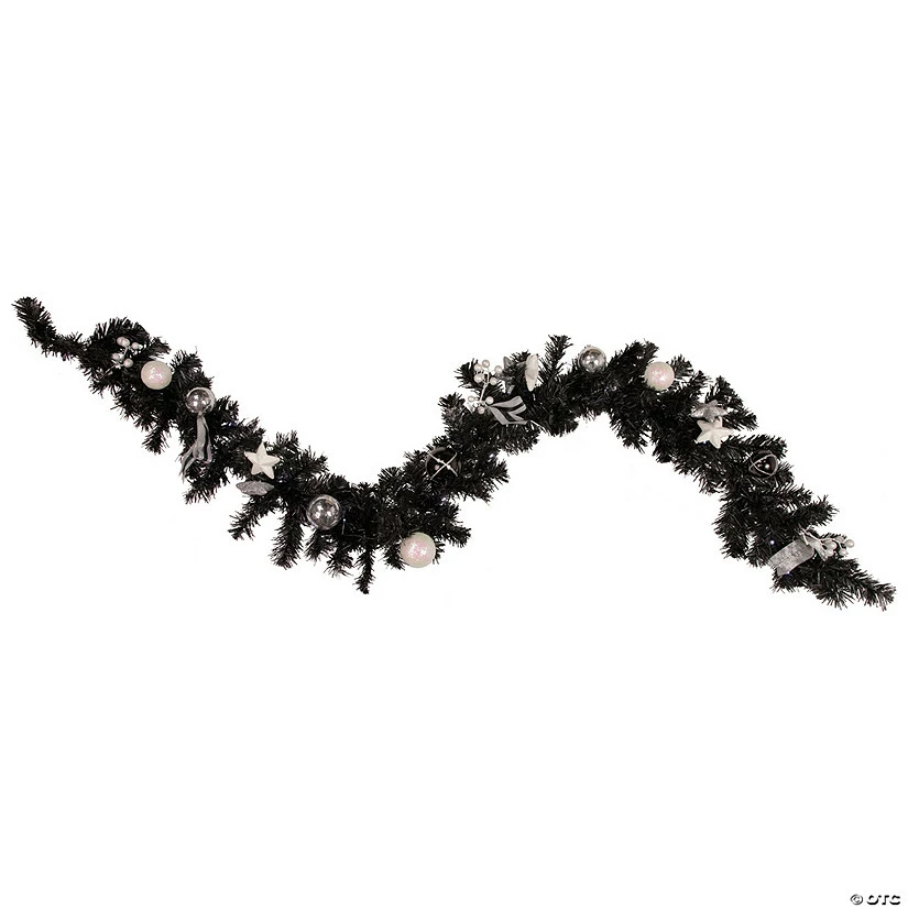 Deals 🎁 Northlight 6' x 10" Pre-Lit Decorated Black Pine Artificial 🎁 Christmas Garland Cool White LED Lights 🤩 1 Deals 🎁 Northlight 6' x 10" Pre-Lit Decorated Black Pine Artificial 🎁 Christmas Garland Cool White LED Lights 🤩