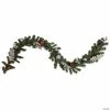 Cheapest ⭐ Northlight 6' x 10" Pre-Lit Decorated Green Pine Artificial 🎄 Christmas Garland Warm White LED Lights ⭐