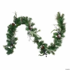 Flash Sale 🔔 Northlight 6' x 12" Pine and Blueberries Artificial 🎄 Christmas Garland - Unlit 🛒