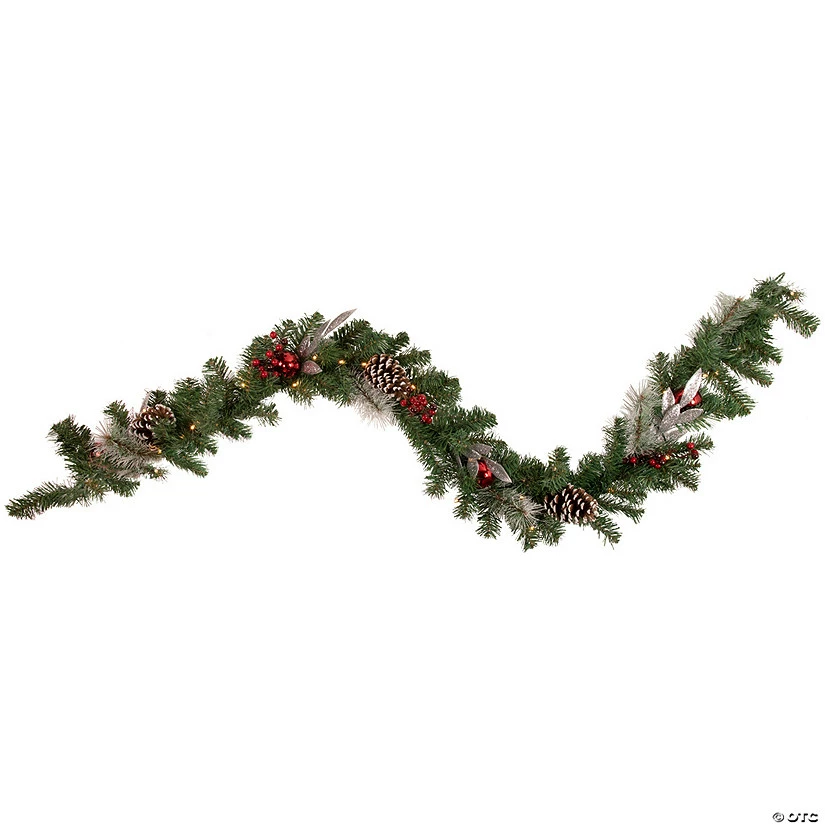 Deals ๐ Northlight 6' x 9" Pre-Lit Decorated Frosted Pine Cone and Berries Artificial โ Christmas Garland ๐ 1 Deals ๐ Northlight 6' x 9" Pre-Lit Decorated Frosted Pine Cone and Berries Artificial โ Christmas Garland ๐