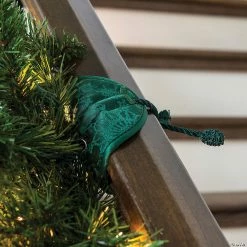 Wholesale 😍 Northlight 7" Snowflake Pattern Banister Protectors Garland Ties, Set of 3 🧨 -Cheap Christmas Crafts Store northlight 7 snowflake pattern banister protectors garland ties set of 314124111 a03