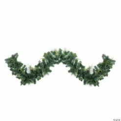 Best deal 🔥 Northlight 9' Assorted Foliage and Needle Branch 🔔 Christmas Garland - Unlit 🔥