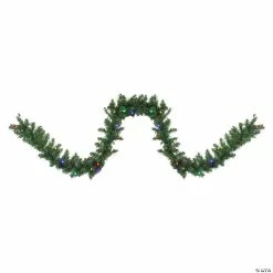Buy 🤩 Northlight 9' x 10" Pre-Lit Northern Pine Artificial 🎄 Christmas Garland Multi LED Lights 🎁