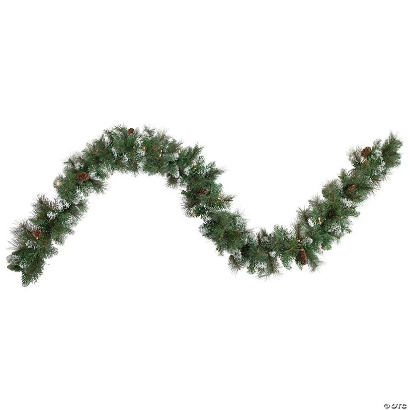 Deals ๐ Northlight 9' x 10" Pre-lit Snow Valley Pine Artificial โ Christmas Garland Clear Lights ๐ 1 Deals ๐ Northlight 9' x 10" Pre-lit Snow Valley Pine Artificial โ Christmas Garland Clear Lights ๐