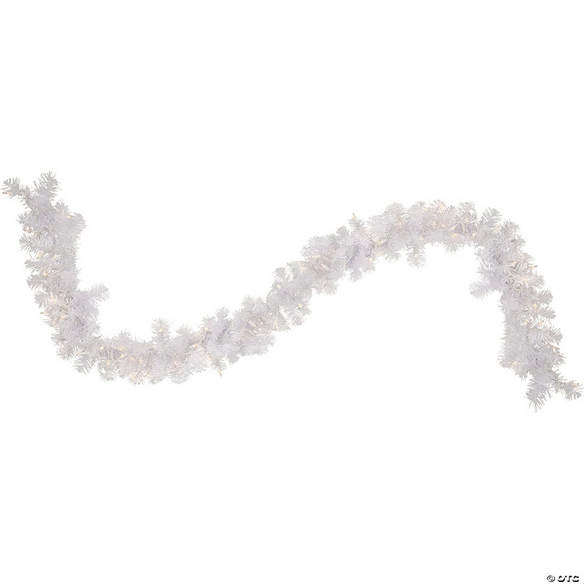 Deals 😉 Northlight 9' x 10" Pre-lit White Iridescent Mixed Pine Artificial 🎅 Christmas Garland - Clear Lights 🎁 1 Deals 😉 Northlight 9' x 10" Pre-lit White Iridescent Mixed Pine Artificial 🎅 Christmas Garland - Clear Lights 🎁