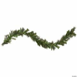 Cheapest ✔️ Northlight 9' x 12" Green Pre-Lit Canyon Pine Artificial 🔔 Christmas Garland - Clear Lights 🎁