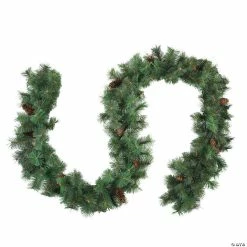 Promo 🥰 Northlight 9' x 12" Royal Oregon Pine Artificial 🎁 Christmas Garland Unlit 🛒