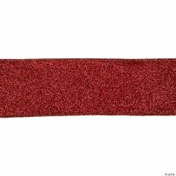 Coupon 🧨 Northlight Shimmering Red Solid 🎄 Christmas Wired Craft Ribbon 2.5" x 16 Yards 🔥