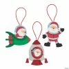 Deals 👏 Outer Space Santa Ornament Craft Kit - Makes 12 ⌛