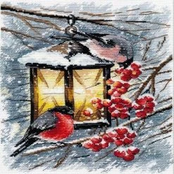 Outlet 😉 Oven - A 🎅 Christmas light 1024 Counted Cross Stitch Kit ⭐
