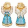 Cheap 😀 Oven - 🔔 Christmas tree toy. Angel 1363 Plastic Canvas Counted Cross Stitch Kit ✨