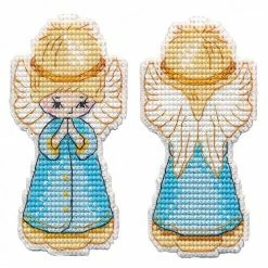 Cheap 😀 Oven - 🔔 Christmas tree toy. Angel 1363 Plastic Canvas Counted Cross Stitch Kit ✨