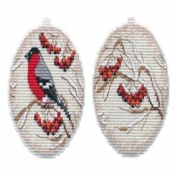 New ❤️ Oven - 🎄 Christmas tree toy.Rowan 1140 Plastic Canvas Counted Cross Stitch Kit 👍