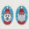 Coupon 😉 Oven - Plastic Canvas 🎄 Christmas Bear 1150 Counted Cross Stitch Kit ⭐