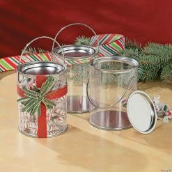Wholesale 🧨 Paint Bucket Favor Containers - 6 Pc. ❤️ -Cheap Christmas Crafts Store paint bucket favor containers 6 pc 3 1568 a05