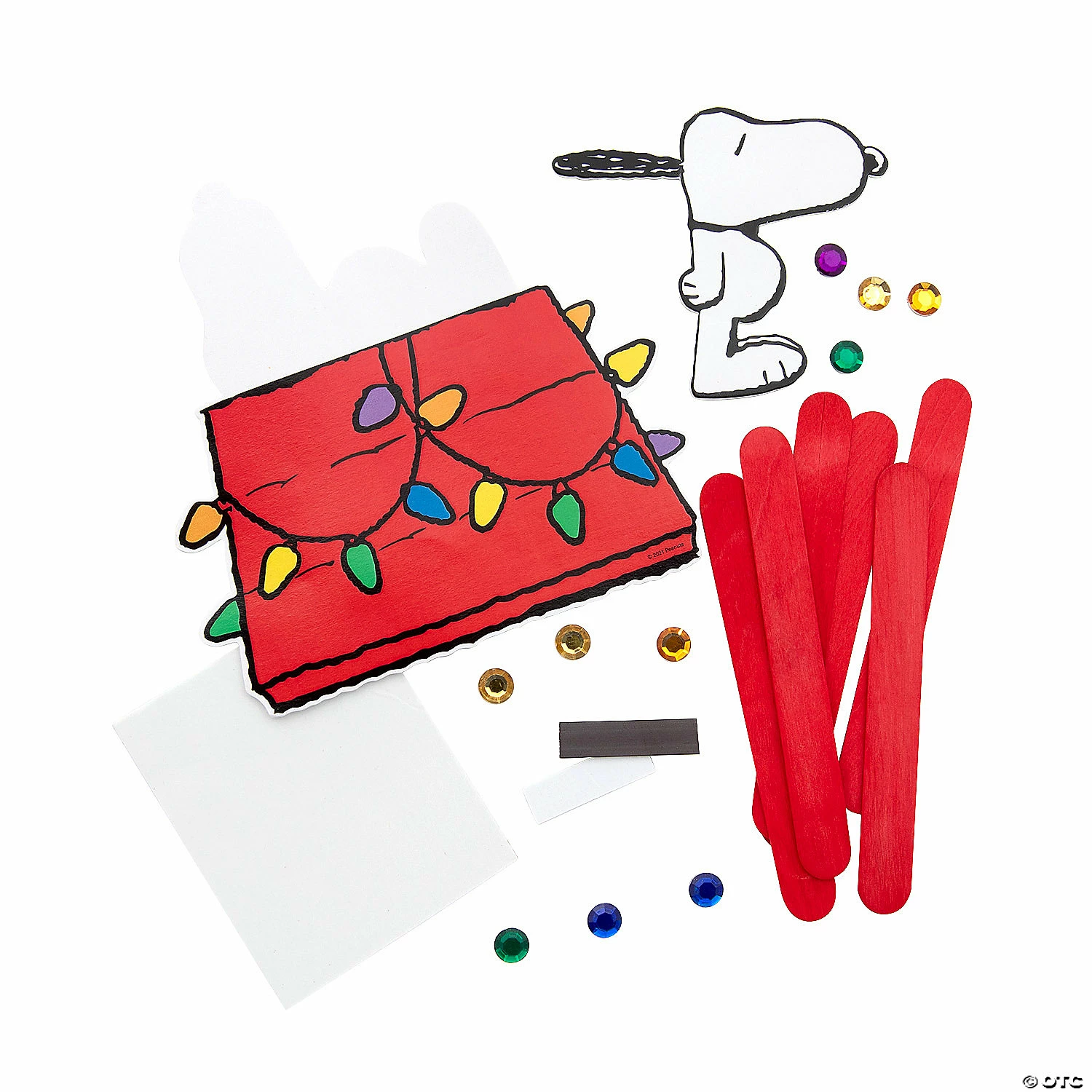 Wholesale 🤩 Peanuts® Snoopy’s 🎄 Christmas House Magnet Craft Kit - Makes 12 🥰 2 Wholesale 🤩 Peanuts® Snoopy’s 🎄 Christmas House Magnet Craft Kit - Makes 12 🥰 - Image 2